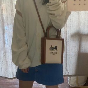 SOLD OUT ♥️ (New) Celine mini vertical canvas bag - 2 ways
